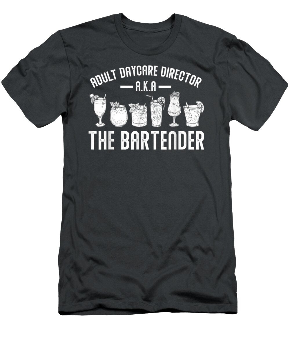 Rector Aka the Bartender Funny Bartender Jura Floran T-Shirt