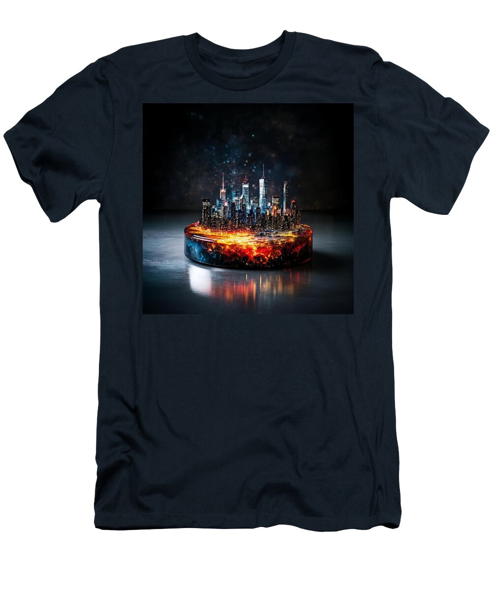 Red and Black Hockey Energy Max Freeman T-Shirt