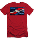 Red and Blue Rhythm Max Freeman T-Shirt