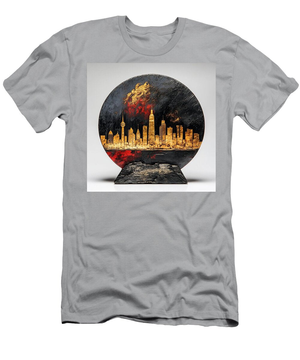 Red and Gold Lights Max Freeman T-Shirt