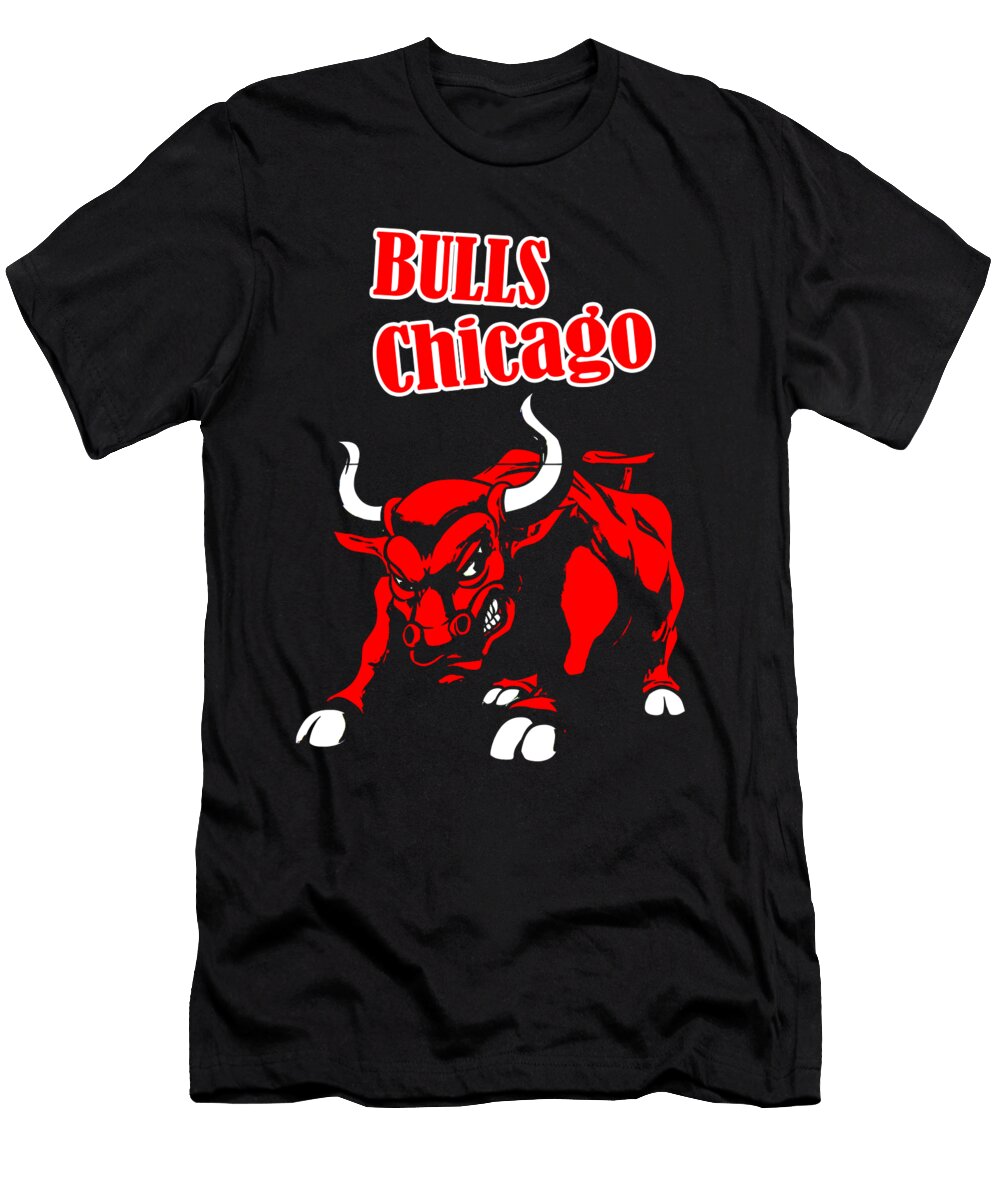 Red Bulls Chicago Bulls Icon China Rice T-Shirt
