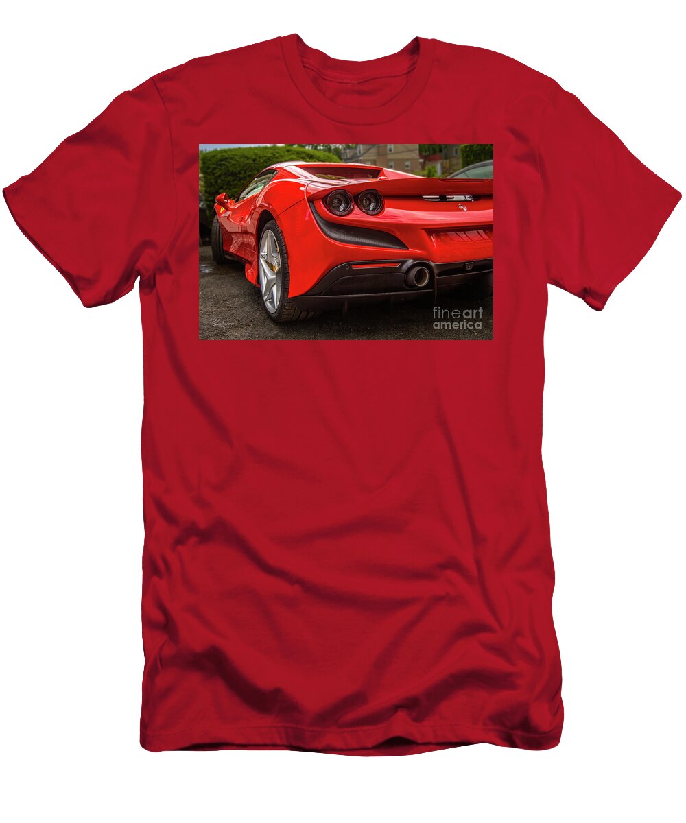 Red Ferrari Exhaust S Jamieson T-Shirt