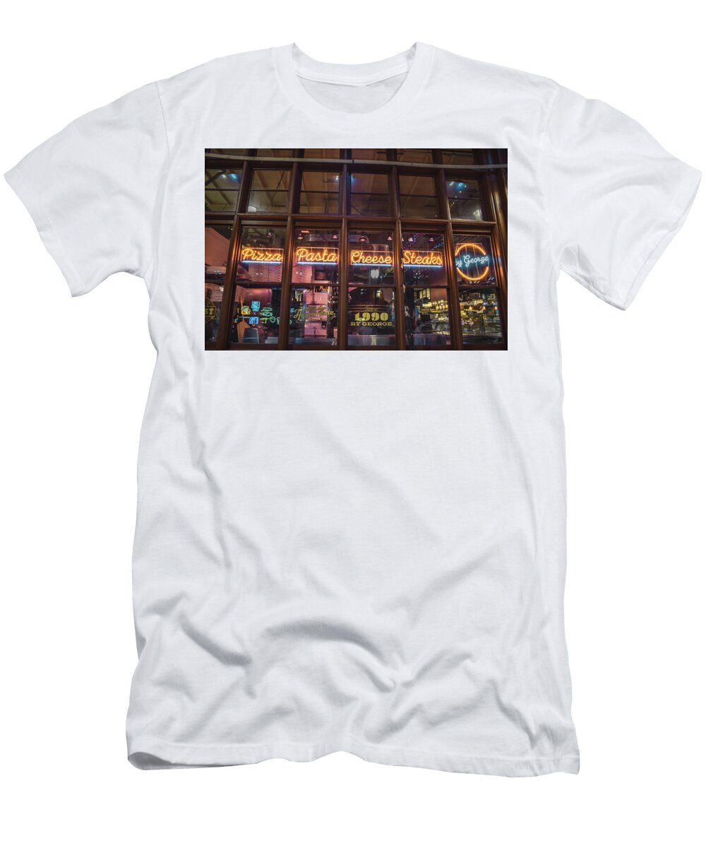 Red Neon Lights Miguel Arevalo T-Shirt