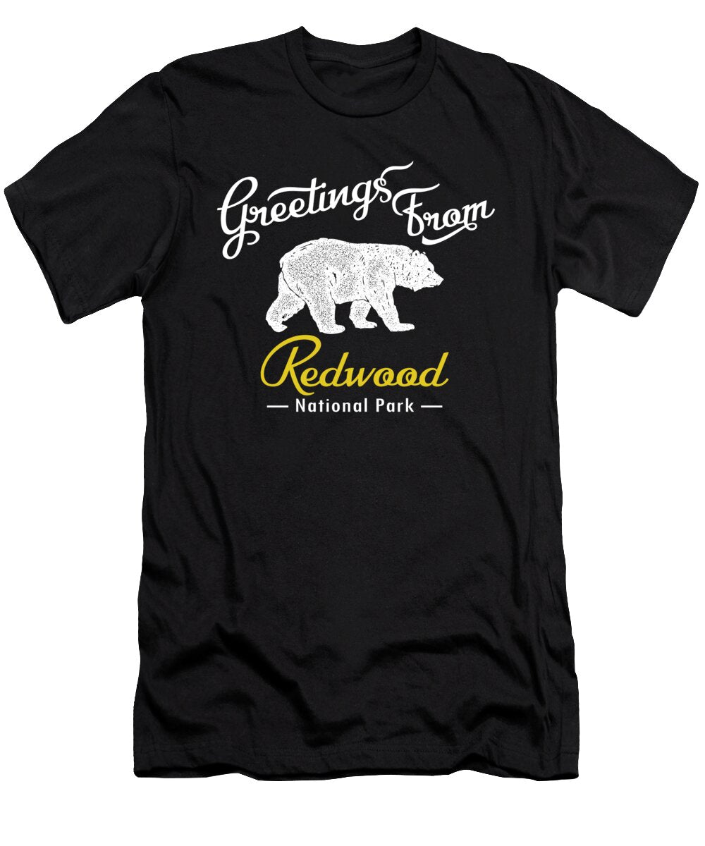 Redwood National Park Chalk Bear Flo Karp T-Shirt