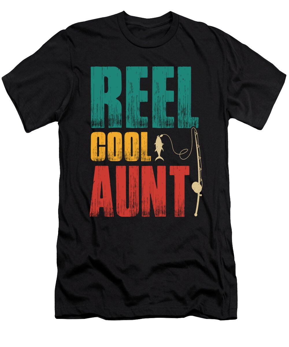 Reel Cool Aunt Fishing Vintage Dhbubble T-Shirt