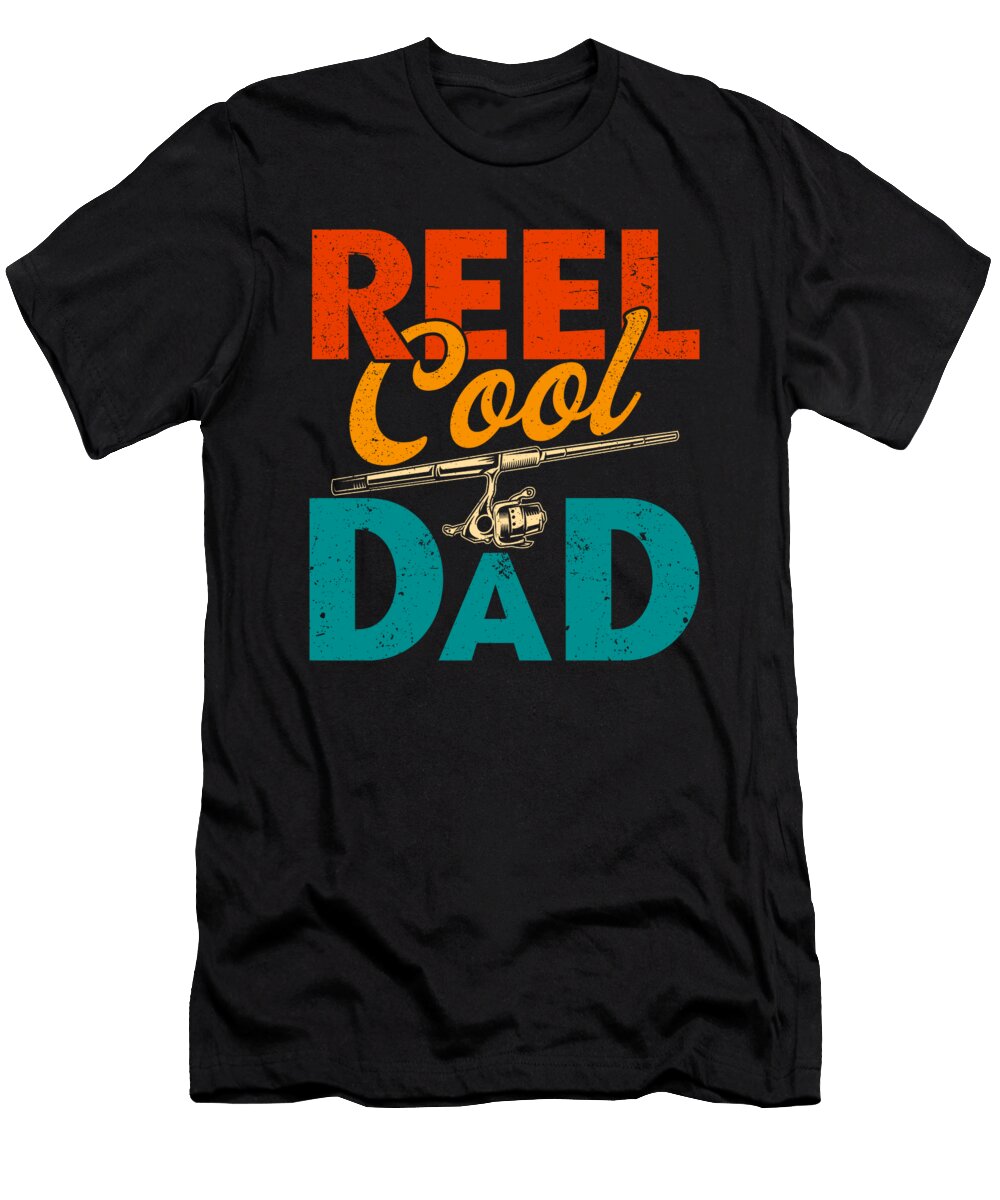 Reel Cool Dad Fishing Dad Steven Zimmer T-Shirt