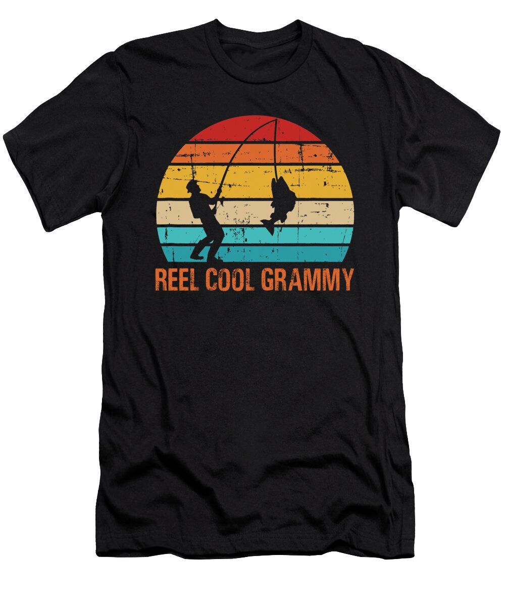 Reel Cool Grammy Fishing Fisherman Dhbubble T-Shirt