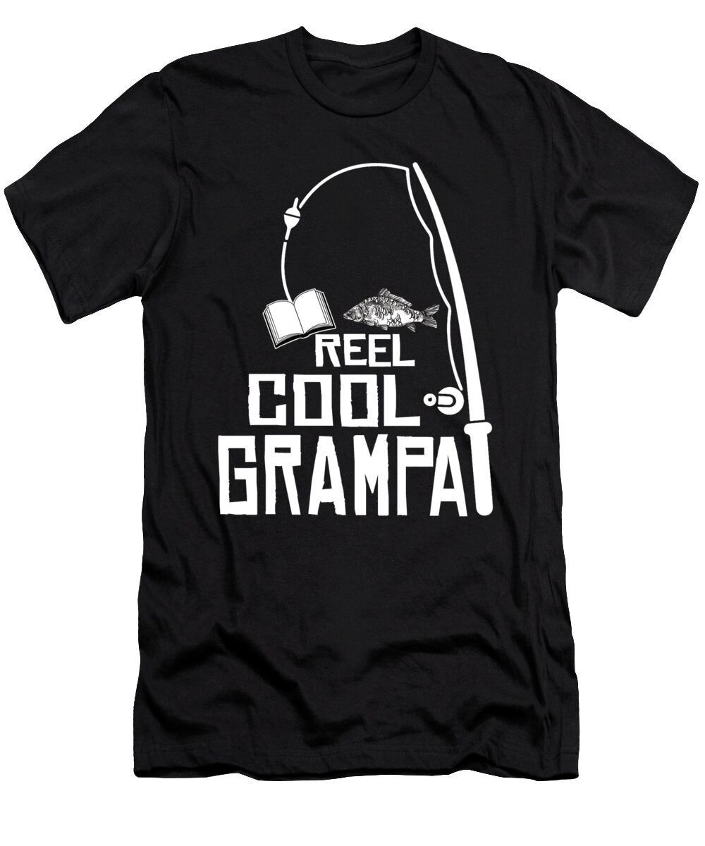Reel Cool Grampa Fishing Fathers Day Dhbubble T-Shirt