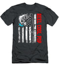 Reel Cool Pop Flag American Fathers Day Eamon Warish T-Shirt