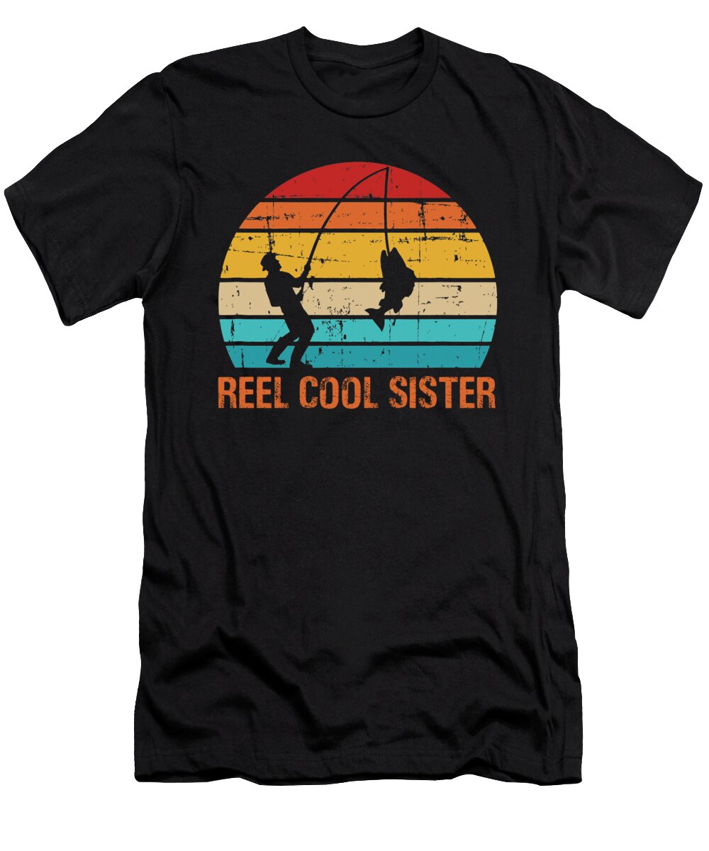 Reel Cool Sister Fishing Fisherman Dhbubble T-Shirt