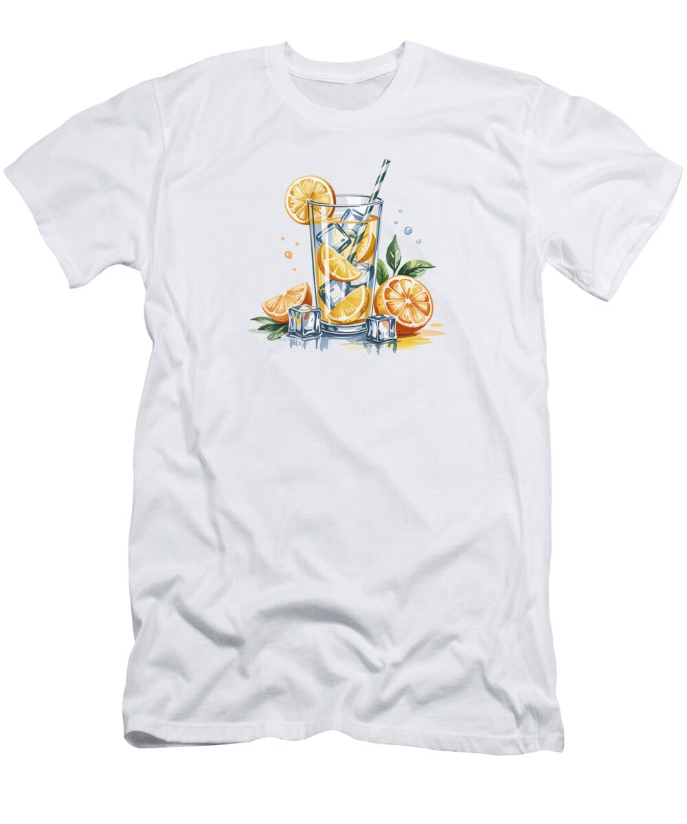 Refreshing Citrus Beverage Delight Joanna Redesiuk T-Shirt