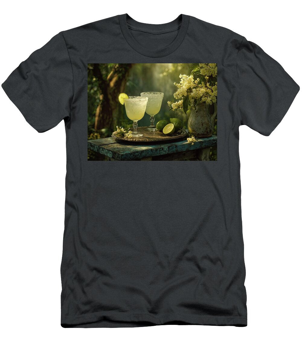 Refreshing Lime Margaritas Outdoors Mindscape Arts T-Shirt