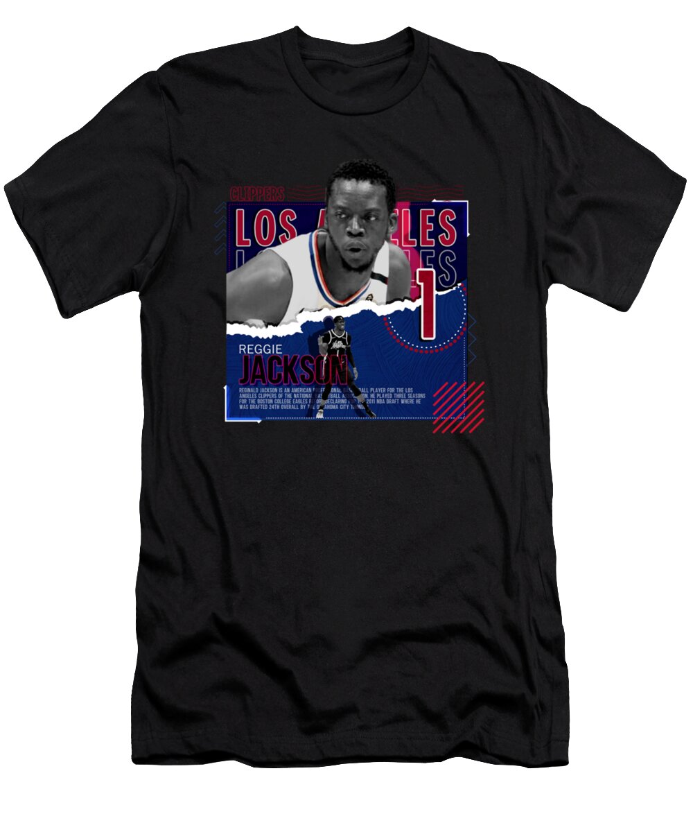 Reggie Jackson Basketball Kelvin Kent T-Shirt