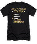 Relationship Status Taken By a Badass Bartender Teequeen2603 T-Shirt