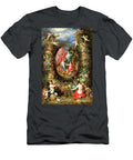 Remastered Art Garland of Flowers Around an Allegory of Farming By Jan Brueghel the Elder 20240928 Jan Brueghel the Elder T-Shirt