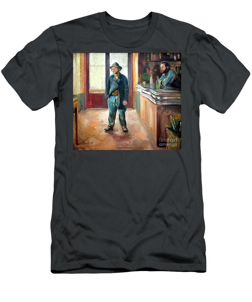 Remastered Art in the Tavern By Edvard Munch 20250624 Edvard Munch T-Shirt