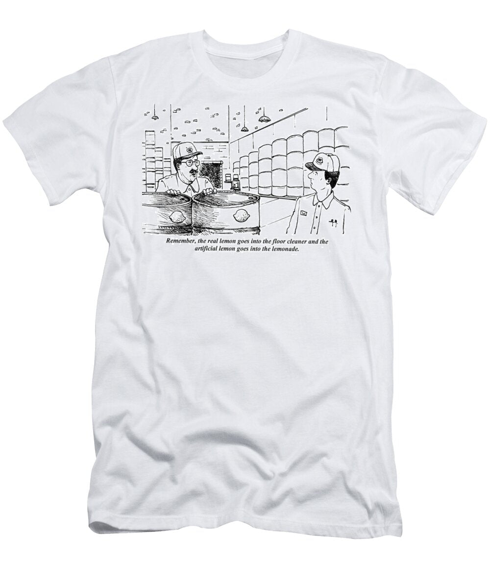 Remember the Real Lemon Goes Into the Floor Cleaner Doug Pike T-Shirt
