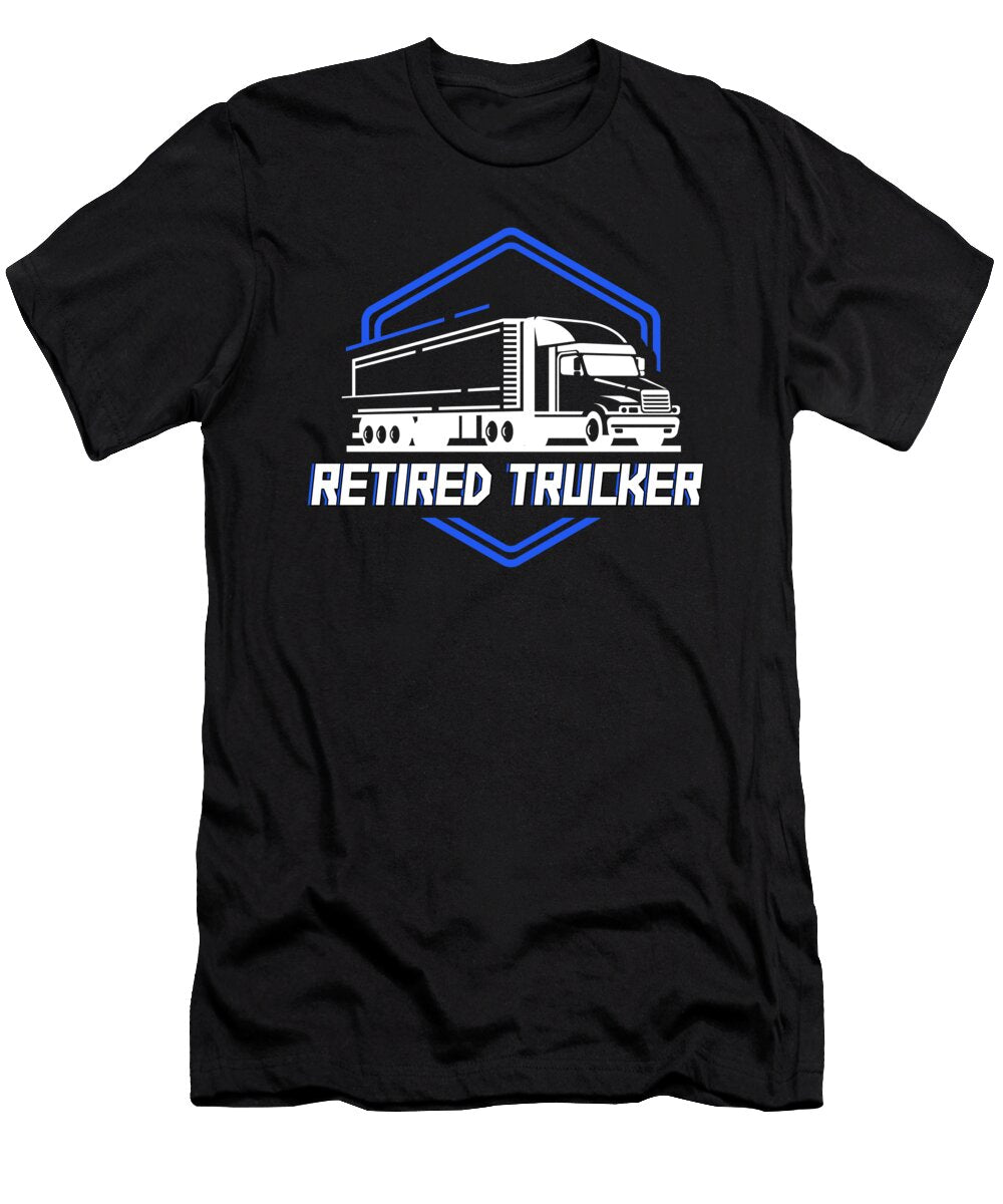 Retired Trucker Truck Driver Cool Driver Gift Thomas Larch T-Shirt