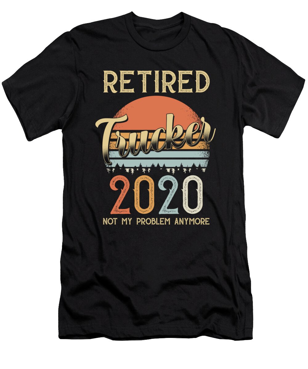 Retirement 2020 Gift Trucker Manuel Schmucker T-Shirt