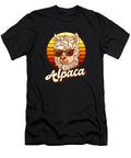 Retro Alpaca Llama Vicuna Guanaco Breeder Alpaca Marco Rothe T-Shirt