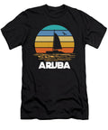 Retro Aruba Yacht Aruban Yachtsman Summer Vacation Cruise Trip Travel Gift Thomas Larch T-Shirt