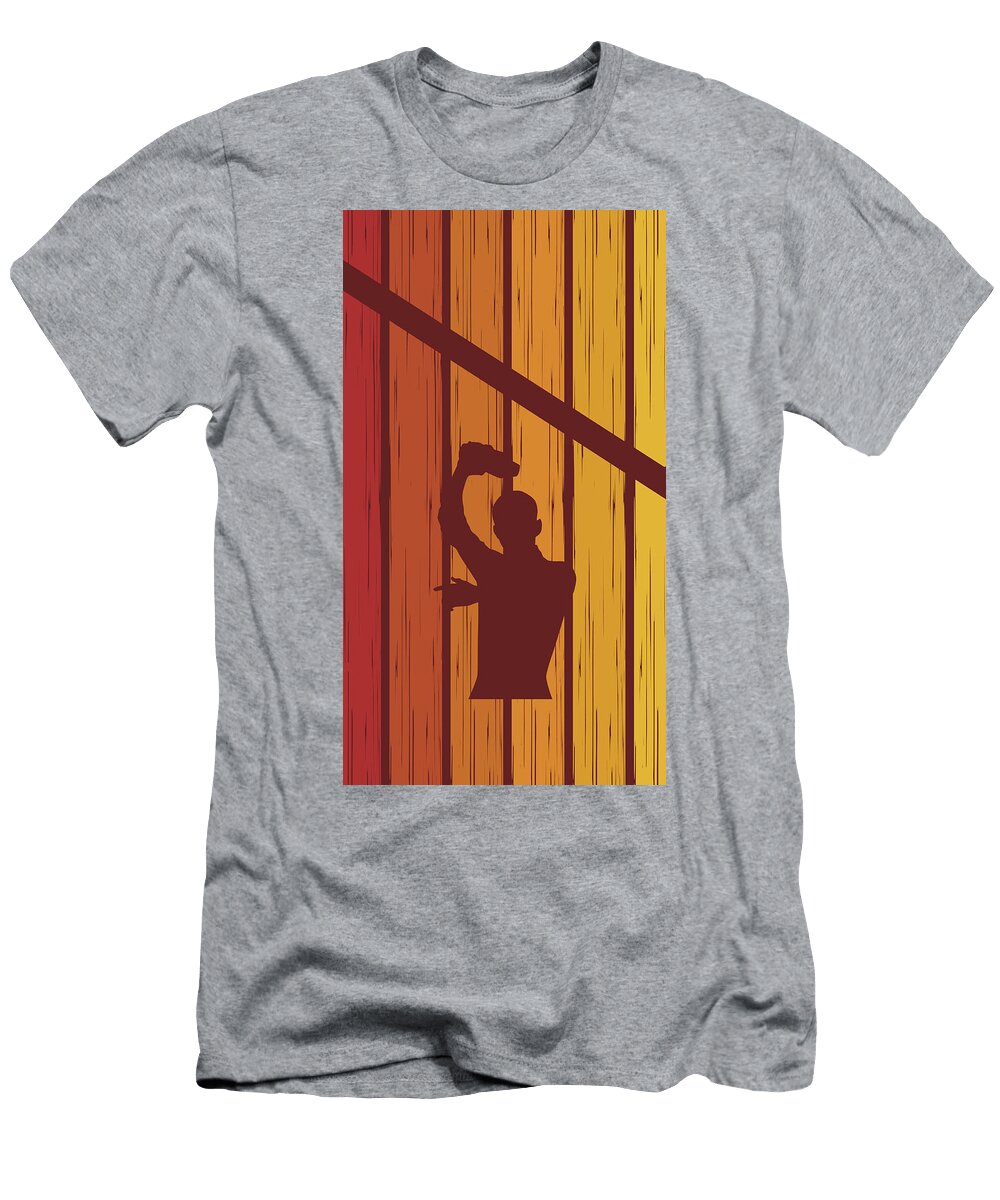 Retro Bartender Barkeeper Barmaid Vintage Barman Jonathan Kraske T-Shirt