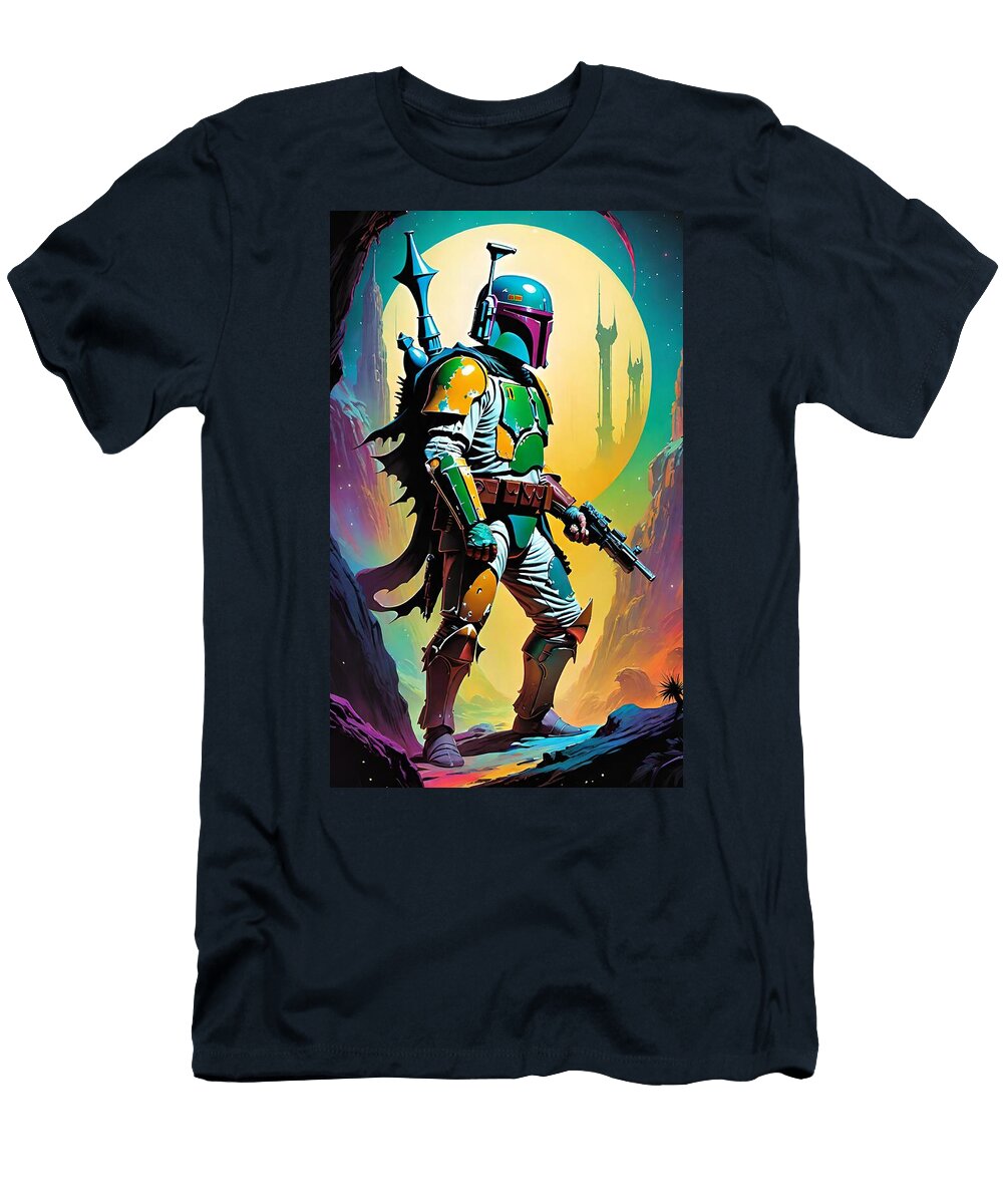 Retro Boba Fett 6 John Palliser T-Shirt