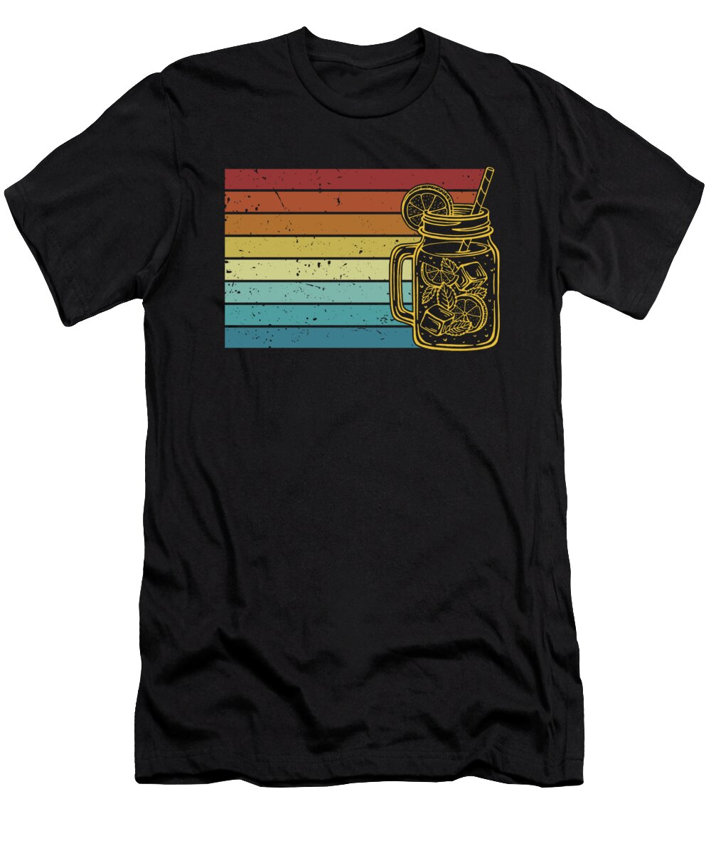 Retro Business Cardboard Lemon Juice Lemonade Stand Graphics Lab T-Shirt