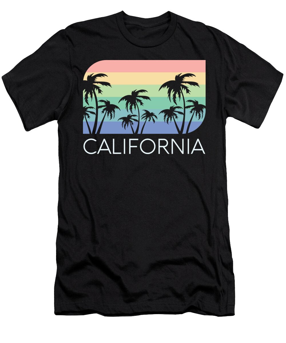 Retro California Surf Vintage Beach Cali S Venice Cali Urban Adventures on the West Coast Dnt Prints T-Shirt