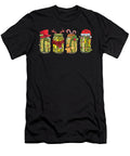 Retro Canned Pickles Christmas Pickle Cucumber Natalie Lidford T-Shirt