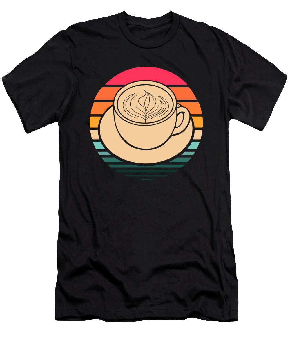 Retro Coffee Barista Cafe Roaster Roasting Vintage Coffee Crazy Squirrel T-Shirt