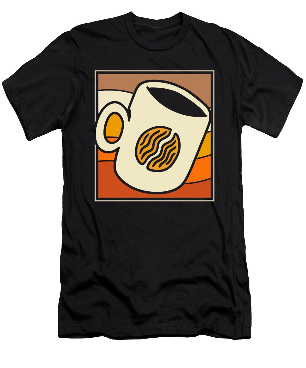 Retro Coffee Roaster Cafe Barista Roasting Vintage Coffee Crazy Squirrel T-Shirt