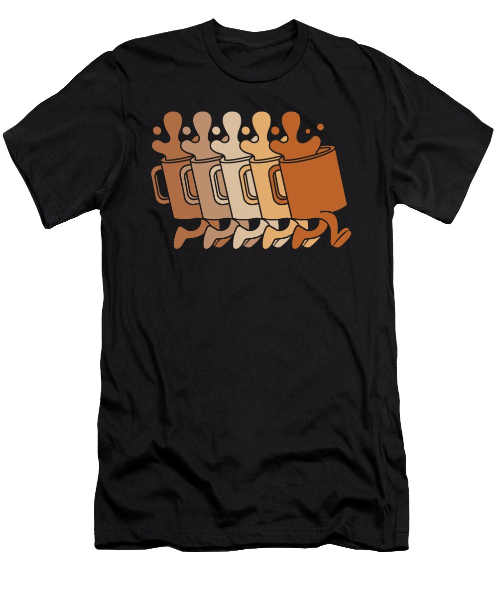 Retro Coffee Roaster Roasting Cafe Barista Vintage Coffee Crazy Squirrel T-Shirt