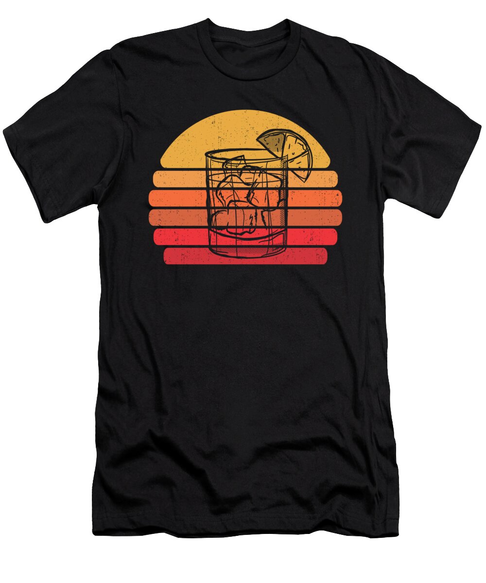 Retro Gin Tonic Cocktail Jonathan Kraske T-Shirt