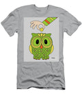 Retro Green Owl Piggy Bank Donna Mibus T-Shirt