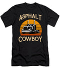 Retro Highway Trucker Road Truck Driver Asphalt Cowboy Thomas Larch T-Shirt
