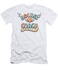 Retro Hockey Coach Vintage 70s Style Deon Du Plessis Art T-Shirt