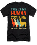 Retro Human Costume Im Really an Alpaca Grover Mcclure T-Shirt