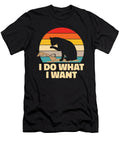 Retro I Do What I Want Retro Cafe Vintage Coffee Cat Crazy Squirrel T-Shirt