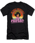 Retro Nursing Retired Caretaker Vintage Emergency Nurse Crazy Squirrel T-Shirt
