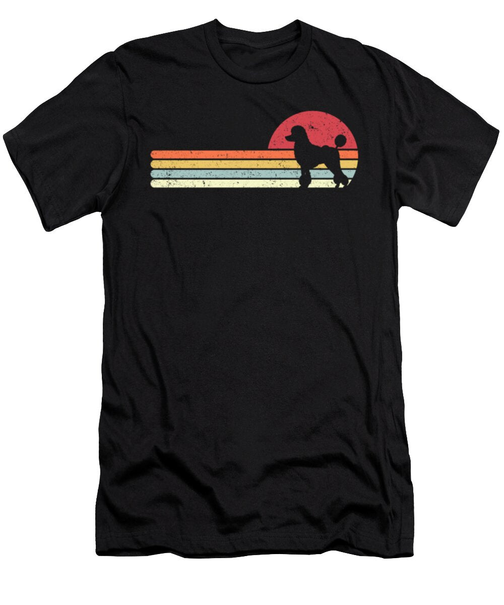 Retro Poodle Dog Tinh Tran Le Thanh T-Shirt