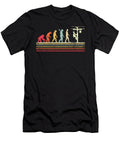 Retro Style Cool Evolution of Lineman Electrician 1 T-Shirt