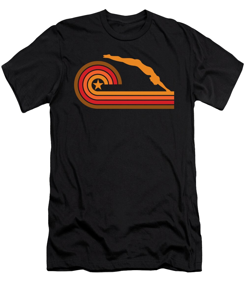 Retro Style Diver Vintage Diving Kevin Garbes T-Shirt