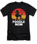 Retro Sunset Poodle Mom Sophie Eleanor T-Shirt