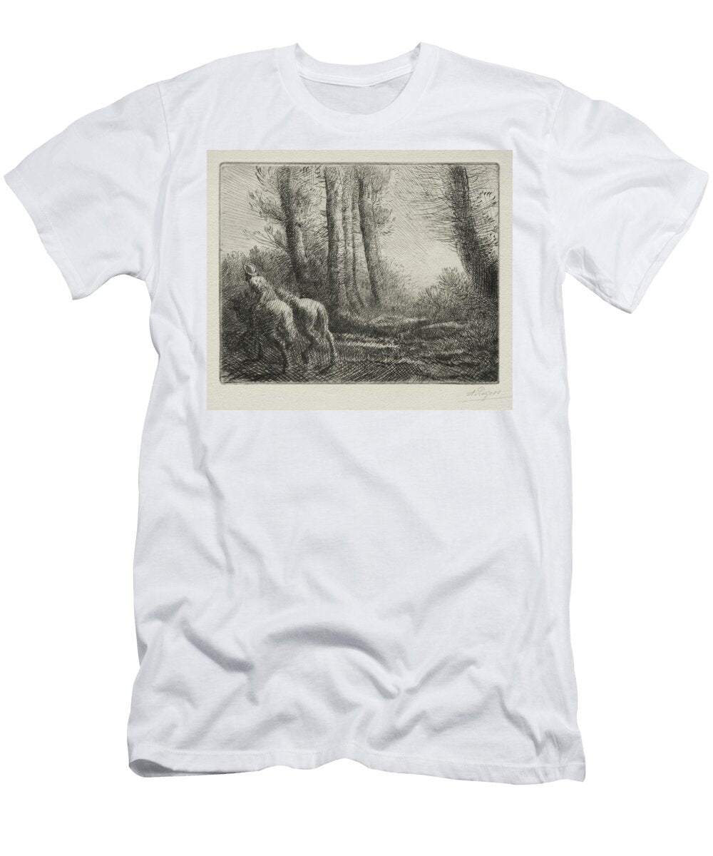 Returning From Tilling the Land Date Unknown Alphonse Legros Motionage Designs T-Shirt