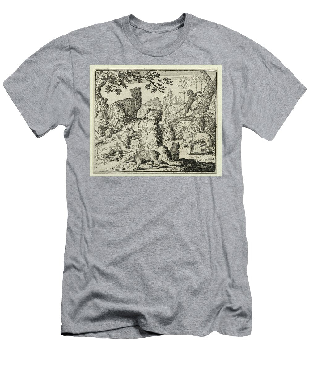 Reynard the Fox Lion Orders Search for Reynard 1650 75 Allart Van Everdingen Motionage Designs T-Shirt