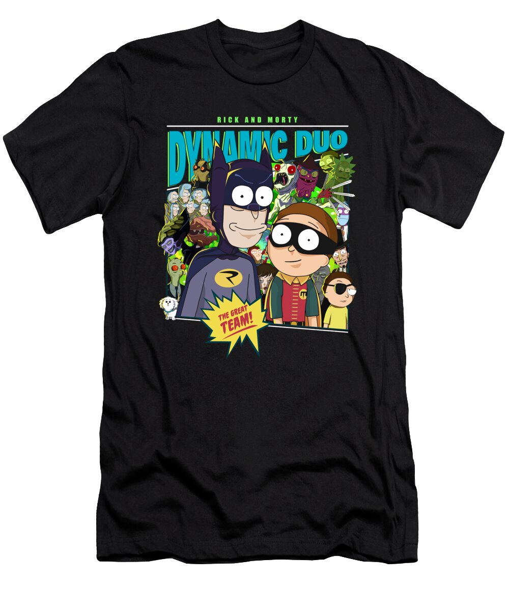 Rick and Morty Are the Dynamic Duo Dave Leonardo T-Shirt