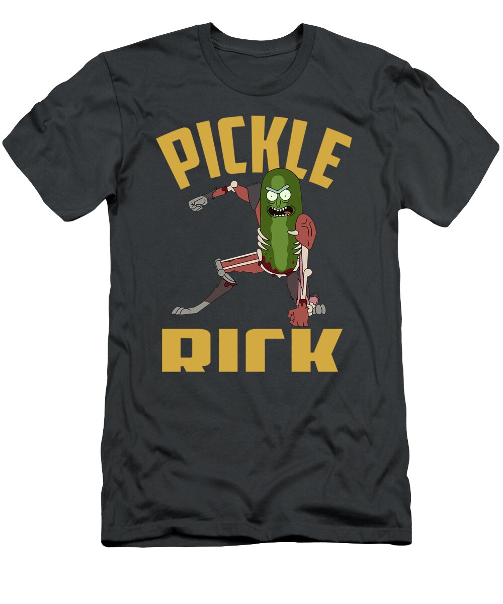 Rick and Morty Pickle Rick Ground Punch Carter Briar T-Shirt