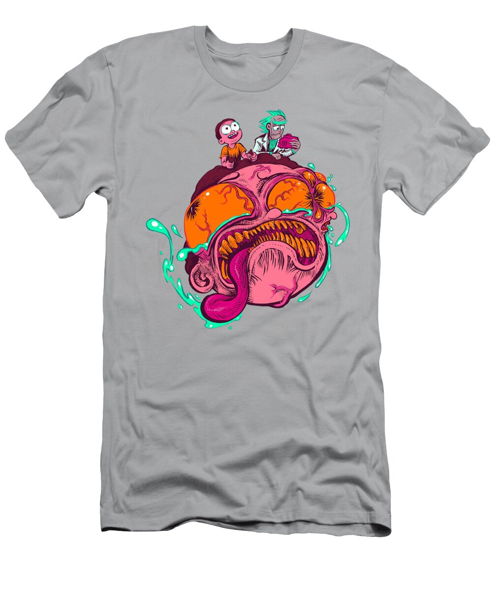 Rick and Morty Sci Fi Big Head Morty Max Thompson T-Shirt