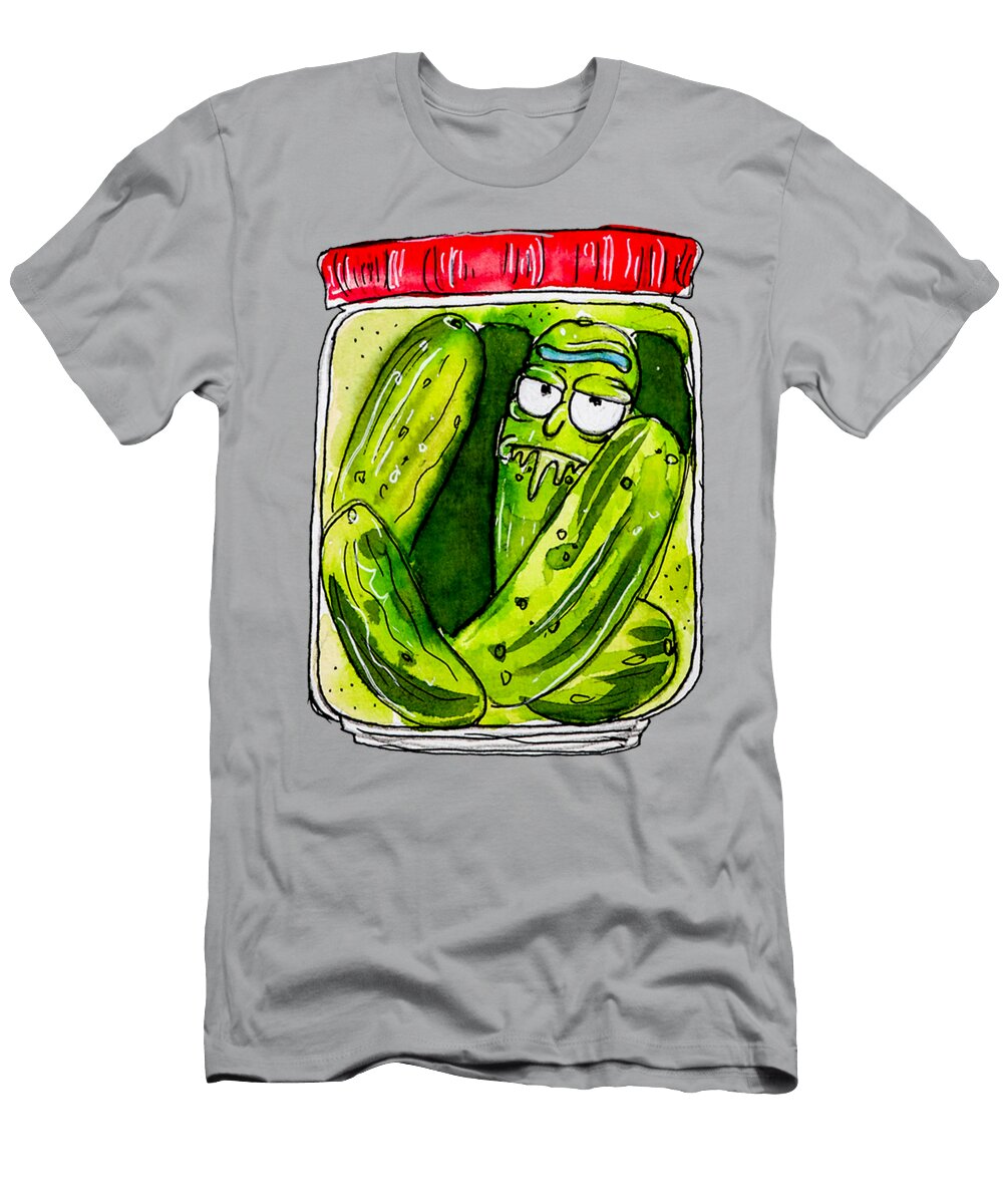 Rick and Morty Sci Fi Dill Pickled Rick Max Thompson T-Shirt
